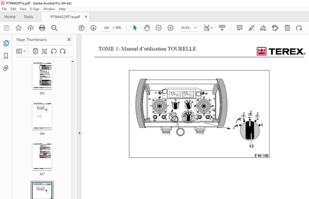 Terex Crane Challenger 3160 &amp; 3180 Manuel de lubrification et d’entretien de la grue – PDF DOWNLOAD