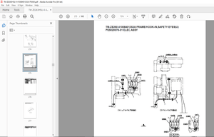 Tadano Crane TM-ZE260 41008401353A FRAME/HOOK-IN,SAFETY EYES(U) Parts Manual - PDF DOWNLOAD