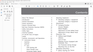 Mahindra Tractor 25 Series 3825 4025 4525 Tier-IV Compliant Operator’s Manual – PDF DOWNLOAD