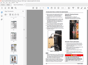 Bendi Landoll Forklift B55AC / B55AC HL Maintenance Manual F-594-R1 – PDF DOWNLOAD
