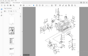 Sakai SW652ND-1 Engine Kubota V3307-DI-T-KDN Parts Manual PDF