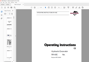 Cat Bucyrus 40E Hydraulic Excavator Operation and Maintenance Manual BI651430 – PDF DOWNLOAD