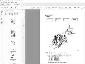Hyundai Forklift 35/40/45/50L-7A Service Manual 2023 PDF