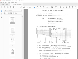 Iseki TF330 Tractor Parts Manual (1687-097-100-10) - PDF DOWNLOAD