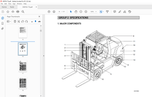 Hyundai Forklift HDF 50-7S HDF 70-7S Service Manual – PDF DOWNLOAD