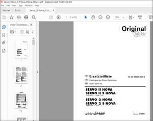 Pottinger Tractor SERVO I SERVO I M SERVO I SERVO I NOVA Spare parts list Manual – PDF DOWNLOAD