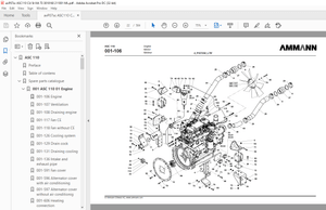 Ammann ASC 130 Single Drum Roller Parts Manual 3018160 PDF