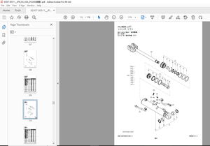 Kawasaki KCM 62Z7 Wheel Loader Parts Manual ISUZU 4HK1 Engine - PDF DOWNLOAD
