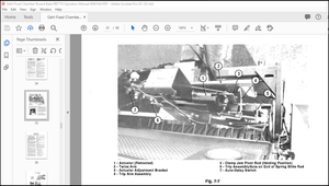 Gehl 1710 Fixed Chamber Round Baler Operator’s Manual 906016A – PDF DOWNLOAD