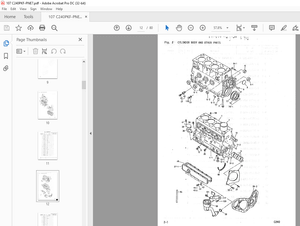 Komatsu Forklift G240 Diesel Engine (Z Series) Parts Manual - PDF DOWNLOAD