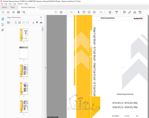 Haulotte Forklift HT16 RTJ O – HT16 RTJ PRO Bedienungsanleitung – PDF DOWNLOAD