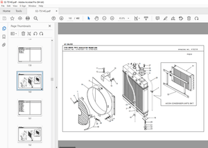 Terex TS14G Overhung Scraper (Detroit Diesel Series 40E Powered) Parts Manual - PDF DOWNLOAD