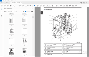 EP CPD15/18/20TV8 Electric Forklift Truck Service Manual – PDF