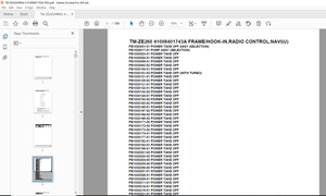 Tadano Crane TM-ZE260 41008401743A FRAMEHOOK-IN,RADIO CONTROL,NAVI(U) Parts Manual - PDF DOWNLOAD
