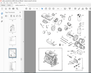 LEEBOY 8000 C ASPHALT PAVER Operators &amp; Maintenance Manual 8000C196 PDF DOWNLOAD