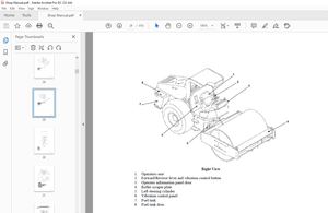 Sakai SV505-1 Series Vibrating Roller Shop Manual - PDF