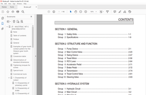 Hyundai Wheel Excavator R180w-9S Service Manual – PDF DOWNLOAD