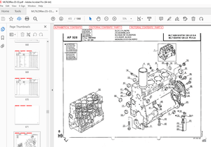 Manitou Forklift MLT629T MLT633TLS MLT730TW(120)LS Series A Parts Manual – PDF DOWNLOAD