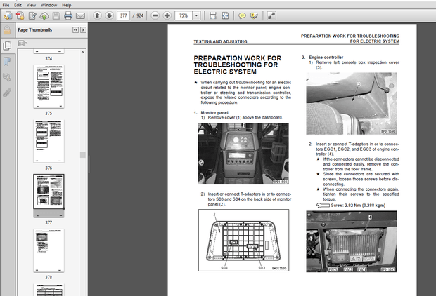 Komatsu D85EX-15, D85PX-15 Bulldozer Shop Manual - PDF DOWNLOAD