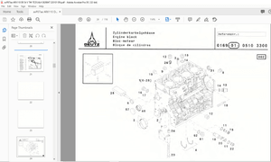 Ammann Deutz TD/TCD 3.6 L4 Parts Catalogue Manual PDF