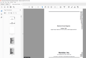 Navistar International PayStar Electrical Circuit Diagrams Manual - PDF DOWNLOAD