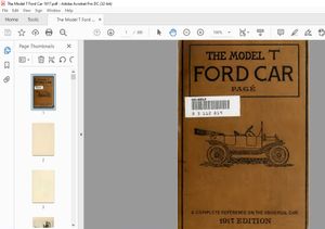 1917 FORD CAR MODEL T REPAIR MANUAL – PDF DOWNLOAD