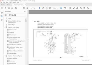 Unicarriers 1F2UP Platinum II Series IC Pneumatic Tire Engine Parts Manual - PDF DOWNLOAD