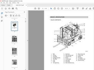 Hyundai 5070D-9 Diesel Forklifts Trucks Service Manual 2023  -  PDF DOWNLOAD