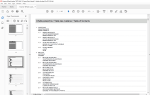 KRAMER Wheel loader 750T Spare Parts List Manual SN346110001 – PDF DOWNLOAD