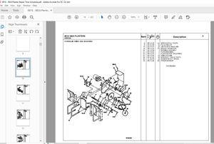 AGCO NA Tractor 8816 8824 Planter Repair Time Schedule Manual 79033206A – PDF DOWNLOAD