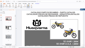 Husqvarna TE 510R 2004 Parts Manual - PDF DOWNLOAD