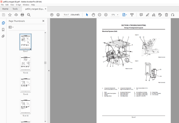KCM 62Z7/67Z7/67TM7 Wheel Loader(Operation Performance Troubleshooting) 4HK1 Engine Shop Manual PDF