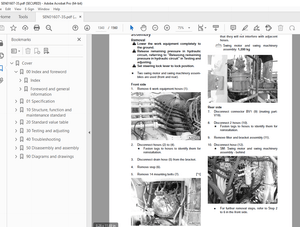 Komatsu PC2000-8 Hydraulic Excavator Shop Manual SEN01607-35 - PDF DOWNLOAD 