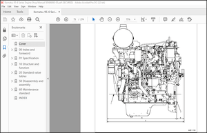 Komatsu 95E-6 Series Engine Shop Manual SEN06060-05 – PDF DOWNLOAD