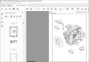 Gehl BL818S Backhoe loader Parts Catalog Manual 53101057A – PDF DOWNLOAD