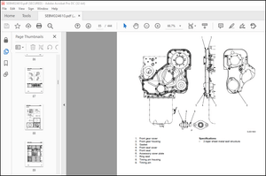 Komatsu 114 Series Diesel Engine Shop Manual SEBM024610 – PDF DOWNLOAD