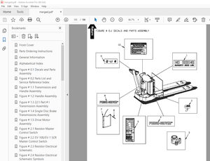 BT Prime Mover PE-60 Electric Walkie Low Lift Truck Parts Manual - PDF DOWNLOAD