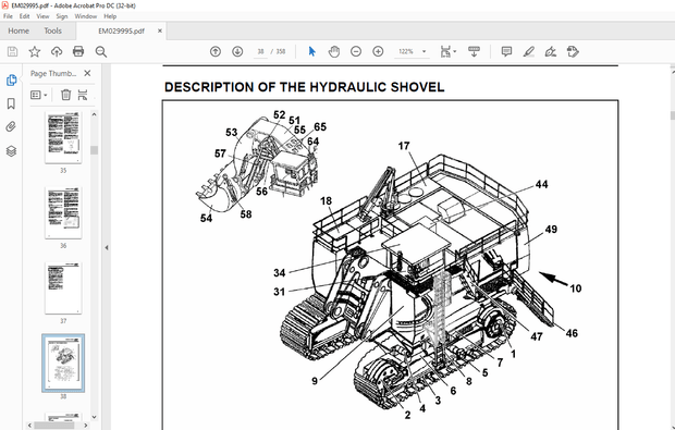 Cat 6040 AC,6040 AC FS Hydraulic Shovel Operation and Maintenance Manual EM029995 – PDF DOWNLOAD