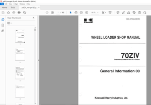 Kawasaki 70ZIV Wheel Loader Cummins 6BTA5.9 Engine Shop Manual - PDF DOWNLOAD