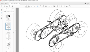 Mustang Skid Steer Loader 930 940 960 Service Manual (000-12909) – PDF DOWNLOAD