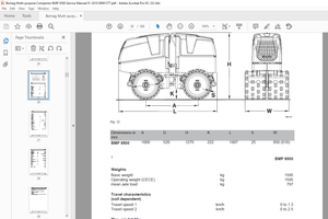 Bomag BMP 8500 Multi-purpose compactor Service Manual SN 10172011 – PDF DOWNLOAD