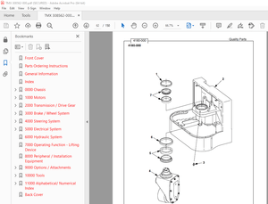 BT Prime Mover TMX Electric Tow Tractor Parts Manual PN 308562-000 - PDF DOWNLOAD