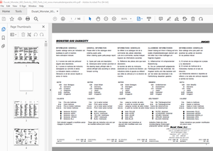 Ducati Monster 600 DARKCITY 2000 Parts Manual PN 91510901B - PDF DOWNLOAD 