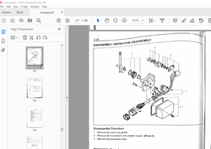 TOYOTA Forklift 7FBR10 7FBR13 7FBR15 7FBR18 Repair Manual (Vol 1 &amp; 2) - PDF DOWNLOAD