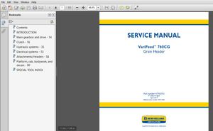 New Holland Grain Header VariFeed 760CG Service Manual_47705703 - PDF DOWNLOAD