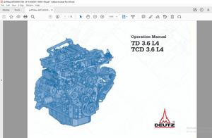 AMMANN DEUTZ TD 3.6 L4 TCD 3.6 L4 Operation Manual - PDF