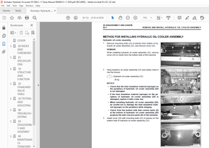 Komatsu PC360LC-11 Hydraulic Excavator Shop Manual SEN06513-11 – PDF DOWNLOAD