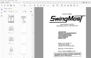 Drexel SL-44 3 ESS (EE) Service &amp; Parts Manual 17775-10-5 THRU-12 – PDF DOWNLOAD