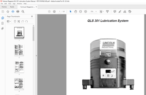 Fantuzzi Reggiane QLS 301 Lubrication System Manual – PDF DOWNLOAD