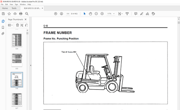 Toyota Forklift 6FG10-30 6FD10-30 Service Manual - PDF DOWNLOAD